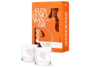 Glenmorangie 12éves 0,7l 40% díszdobozban+ 2 pohár